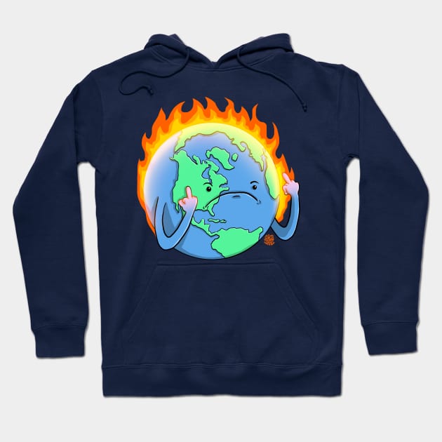 Earth Fire Hoodie by Robisrael